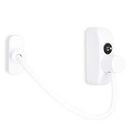 Window Lock 2 Pack Baby Safety Wire Catch with Key Window Cable Lock Prevent Injury Burglary