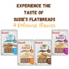 Suzie's Spelt Multi-seed Flatbread Crackers| Pack of 12 | Low-Fat