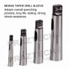 PRAZTECH® 4pcs Morse Taper Drill Sleeve Reducing Adapter for Lathe