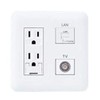 Panasonic Cosmo Series WTF34373W Wide 21 Embedded Multimedia Outlet with
