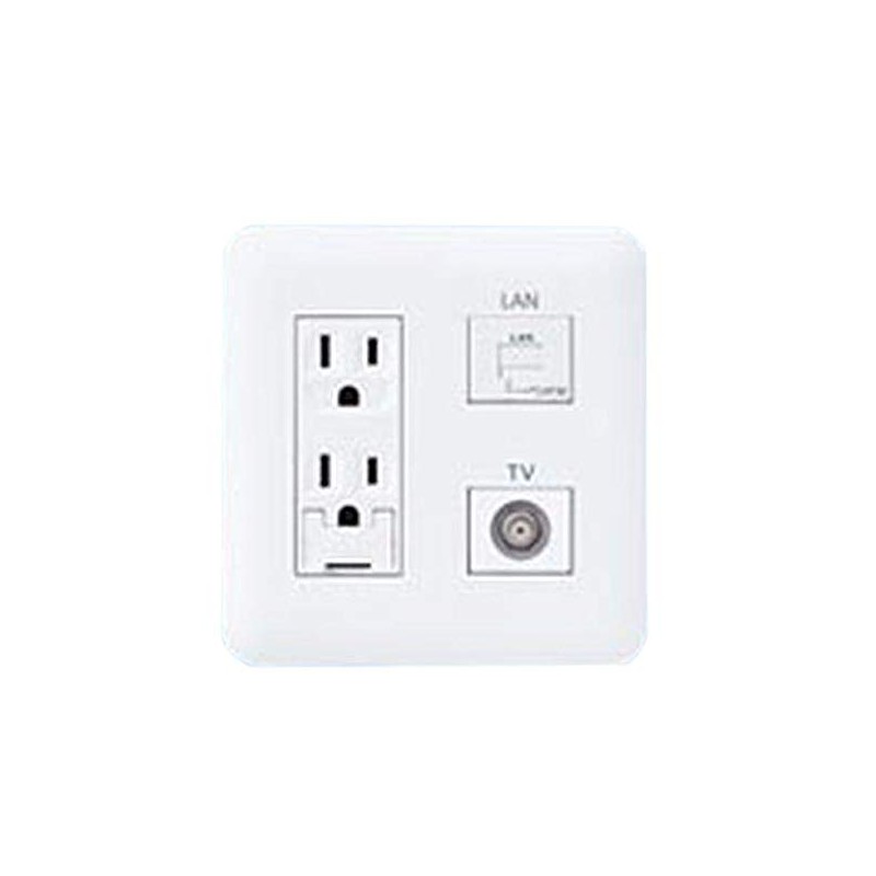 Panasonic Cosmo Series WTF34373W Wide 21 Embedded Multimedia Outlet with