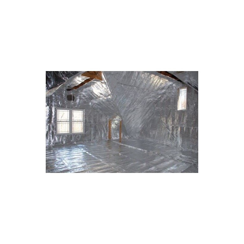 400 SF Reflective Foam Thermal Foil Insulation Radiant Barrier (48X100