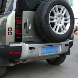 METYOUCAR Fit Land Rover Defender 90 110 2020 2021 2022 2023 Car Rear Bumper Protector Rear Bumper Protector Lower Bumper Protector Guard Accessories TPE Easy Install Car Accessories Custom Car
