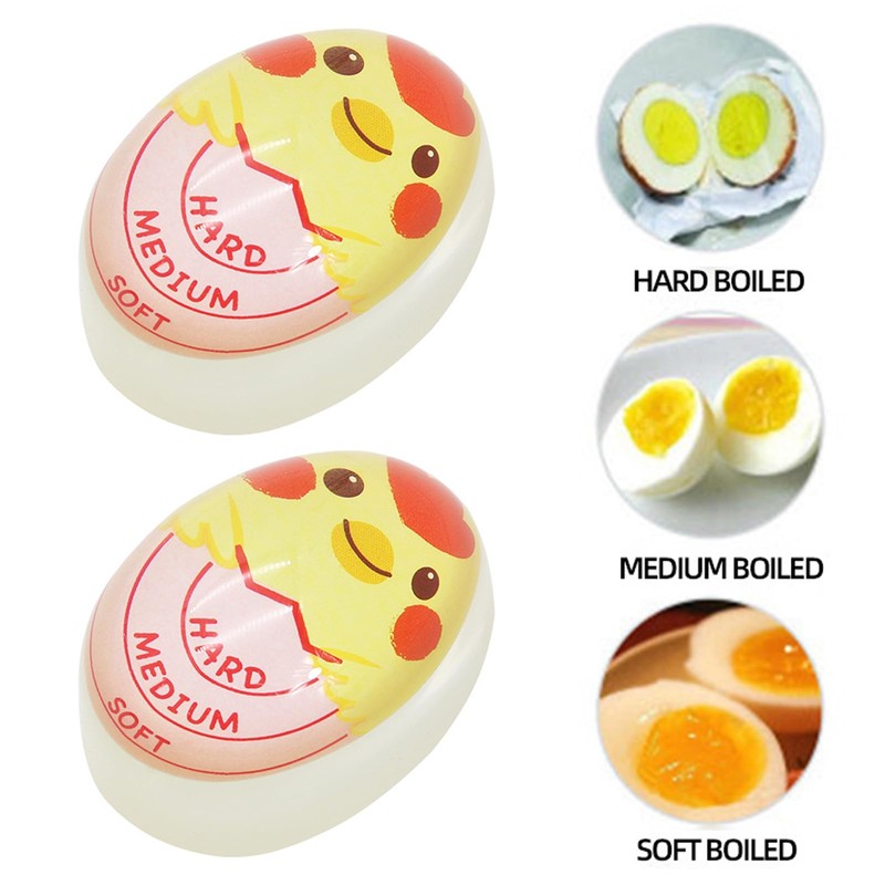 Pack of 2 Egg Timer for Cooking (Hard/Medium/Soft), Egg Timer,
