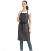 Syzornk Long Aprons for Men with 3 Pockets，Waterproof Chef Apron