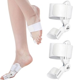 Weiara Bunion Corrector for Women & Men (Pack of 2), Adjustable Day Night Big Bone Toe Straightener, Orthopaedic Toe Straightener to Relieve Bunion Straightener