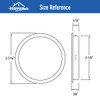 HOMOTEK 4 Pack Closet Door Finger Pull 2-1/8”, Easy Snap
