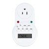 Timer Outlet 7 Day Programmable Digital Timer Plug in Light