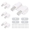 sourcing map 4Pack Magnetic Touch Latches, Push to Open Magnet
