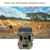 Wildlife Camera Solar Energy Trail Cam 4K with 1080P Night