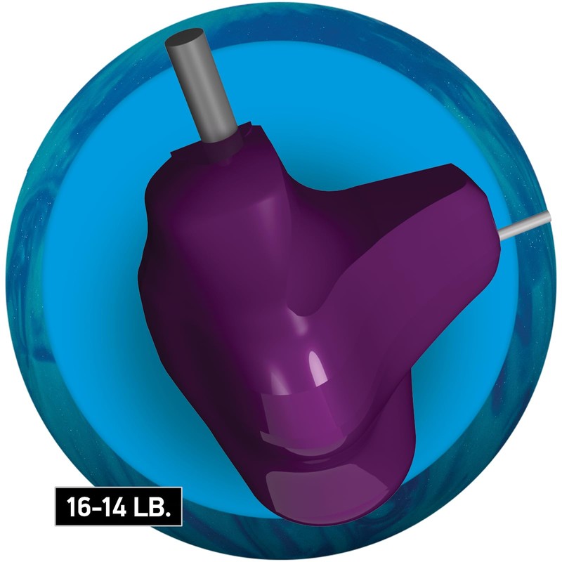 RADICAL Max Bias Bowling Ball (15, Pounds)