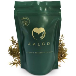 Seaweed Powder - Aalgo Skincare Organic Seaweed Sourced from Nutrient-Rich Atlantic Ocean - Gives Comfort from Skin Issues with Regular Use - Deeply Hydrates & Nourishes the Skin - 150 g