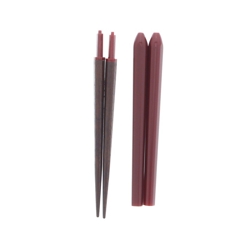 イシダ お箸 箸袋セット 小梅 携帯用 赤