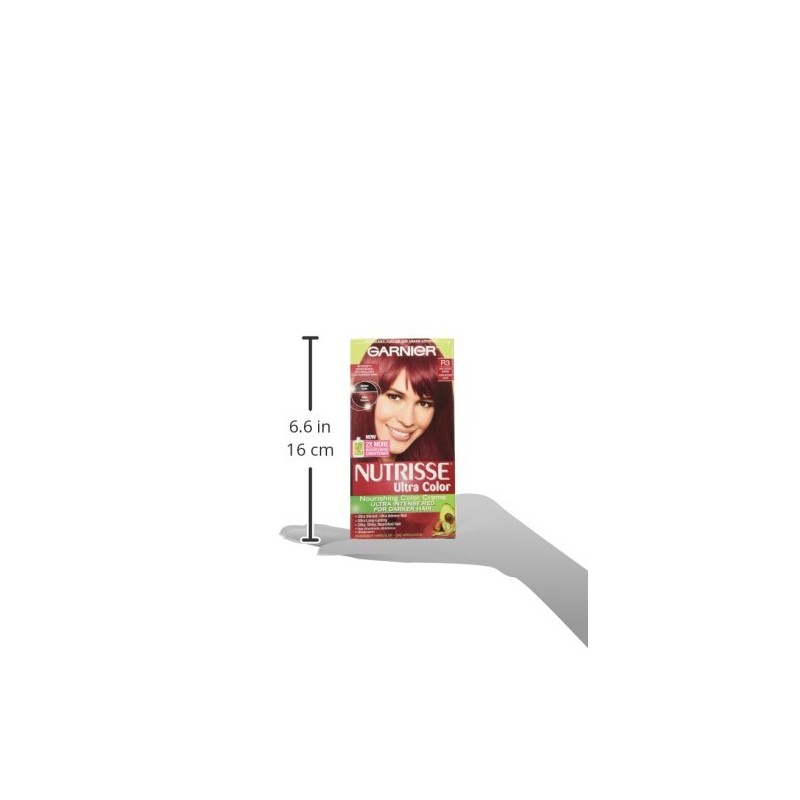 Garnier Nutrisse Ultra Color Nourishing Hair Color Creme, R3 Light
