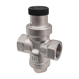 BieTal® Water Pressure Regulator without Pressure Gauge - 3/8 Inch Internal Thread - Pressure Regulator for Water Pipes | Brass, 3/8 Inch Internal Thread on Both Sides, Compact & Durable