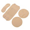 4pcs Castor Oil Packs Set Adjust Straps Prevent Leakage Washable