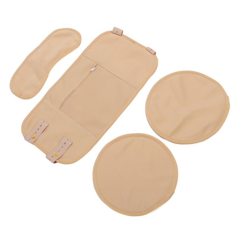 4pcs Castor Oil Packs Set Adjust Straps Prevent Leakage Washable