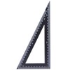 Carpenter Triangle Ruler 30/60 Degree Black for Architects Engineers (120