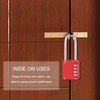 Combination Padlock, [2.6inch Long Shackle] Diyife 4 Digit Combination Lock,
