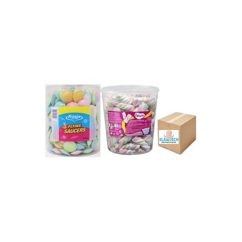 Frisia Rainbow Twister Mallows Drum 680g & Frisia Astra Flying