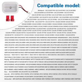 2024 Upgrade W10695459 W10843353 W11683243 for Whirlpool Kenmore Maytag Refrigerator Led Light Module Components, Replaces W10660728 W10279030 W11205083