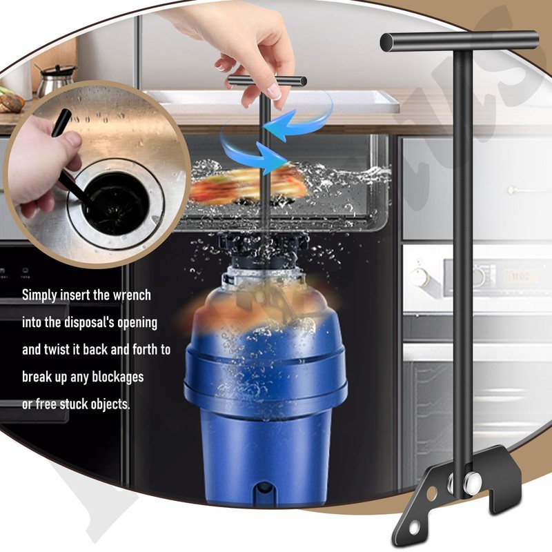 Haiouus Garbage Disposer Unjamming Wrench Compatible With MOen Garbage Disposals,
