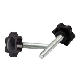 SPEEDWOX Knob Screws, M6 x 40, 6 Pieces, Yawata Screw, Hex Bolt, Handle Screw, Grip Knob Nut