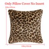 Hodeacc 6 Pack Leopard Printed Series Pillow Covers,Soft Plush Animal
