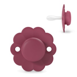 Suavinex, Chupete para Bebés 6/18 Meses, Chupete Redondo con Tetina Fisiológica de Silicona SX Pro, Tetina Simétrica, Plana y Flexible, Respeta el Desarrollo Bucodental, Wonder Magenta