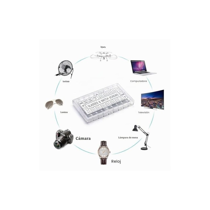 Yosoo - 1000 Piezas Micro Tornillos de Acero Inoxidable