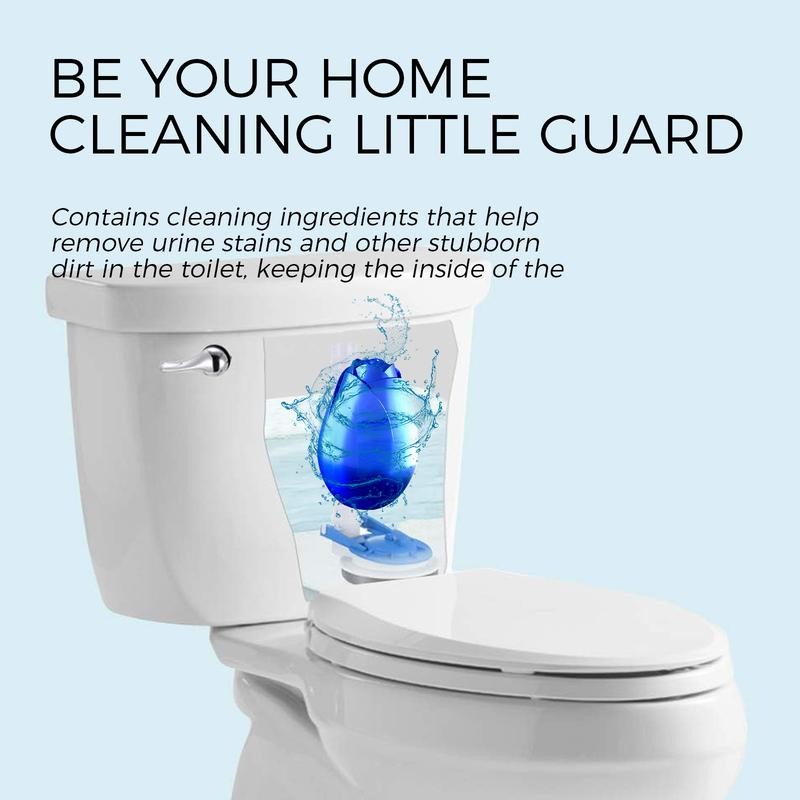 Jue-Fish Automatic Toilet Bowl Cleaner,Crazy Clean Toilet Bowl Cleaner with
