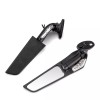 CB Adjustable Rearview Wind Wing Mirrors LED Turn Signals For