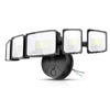 Onforu 15000lm LED Flood Lights Outdoor, 5 Adjustable Heads, Switch