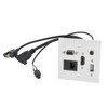 Multimedia Socket Aluminum Alloy USB HD VGA 3.5MM Sound RJ45