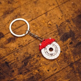 FNA Creations, Inc. Metal Brake Caliper and Rotor Keychain