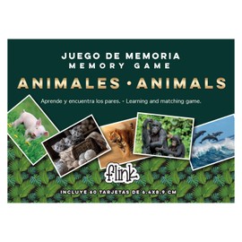FLINK Juego de Memoria Animal 60 Cartas                                                                                                               