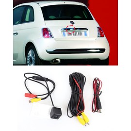 Hochauflösende Autokamera, Rückfahrkamera mit Farbkennzeichenbeleuchtung für FIAT 500L