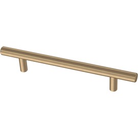 Franklin Brass P01026Z-CZ-B Solid Bar 5-1/16 in. (128mm) Champagne Bronze Cabinet Drawer Bar Pulls (10 pack)