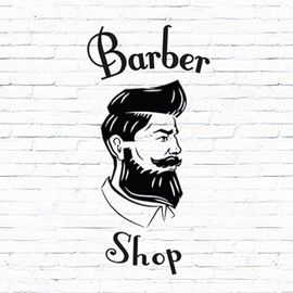 Barbers Shop Gentlemen Salon Vinyl Schild Friseure Hair Window Lettering Sticker Aufkleber Vinyl Haut Aufkleber Wandbild Kunst
