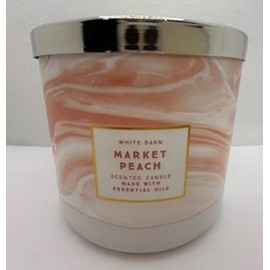 Market Peach 3 Wick Scented Candle 14.5 Ounce