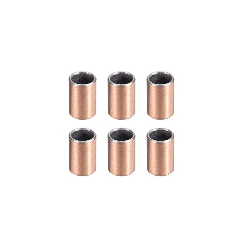 sourcing map Sleeve Bearing 8 mm Bore x 10 mm
