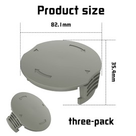 FUSHUI 3Pcs Replacement Spool Cover,F016F05320 Cover, Compatible with For Bosch EasyGrassCut 23, EasyGrassCut 26, EasyGrassCut 18, 18-230, 18-260, 18-26