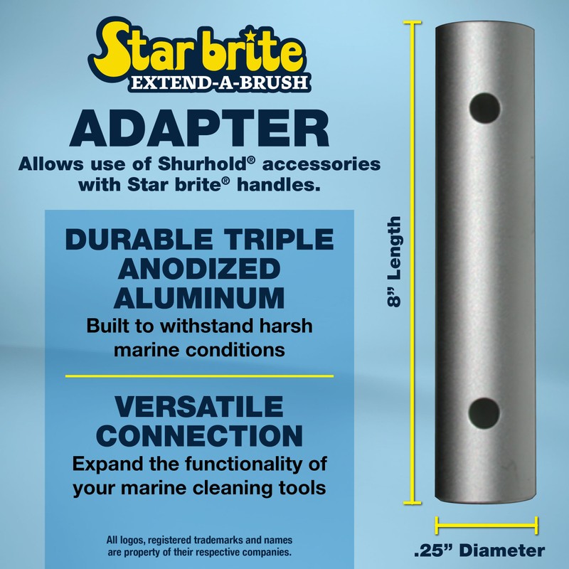 STAR BRITE Handle Adaptor for Shurhold Brush - Heavy-Duty Triple