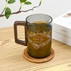 VWALK Gift for Bonus Mom Laser Engraved Glass Mug 13.5