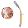 Men Straight Razor Portable Stainless Steel Manual Beard Shaver Trimmer
