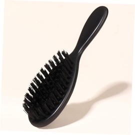 Outanaya Retro Oil Brush for Men Vintage Beard Brush Soft Bristles for Styling and Hair Grooming Ergonomic Handle for Easy Use for Barbers and Care