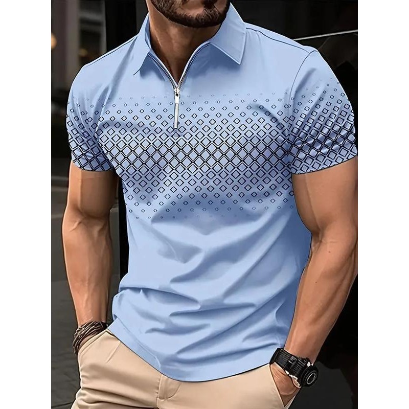 Performance Quarter Zip Golf Polo:_Pdd-Dlldxpl008_Xxxl