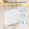 FG701S Square Bathroom Exhaust Fan Grille Cover Replacement, Ventilation Fan