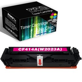 Green Toner Supply (1 Magenta) 414A | Magenta Compatible Toner Cartridge Replacement for W2020A Magenta 1-Pack for Laser-Jet Color Pro MFP M479fdw M479fdn M479 M454 M454dw M454dn Laser Printer