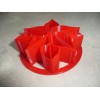 AJT MINI SIZE POINSETTIA CONCHA COOKIE CUTTER MEXICAN SWEET BREAD